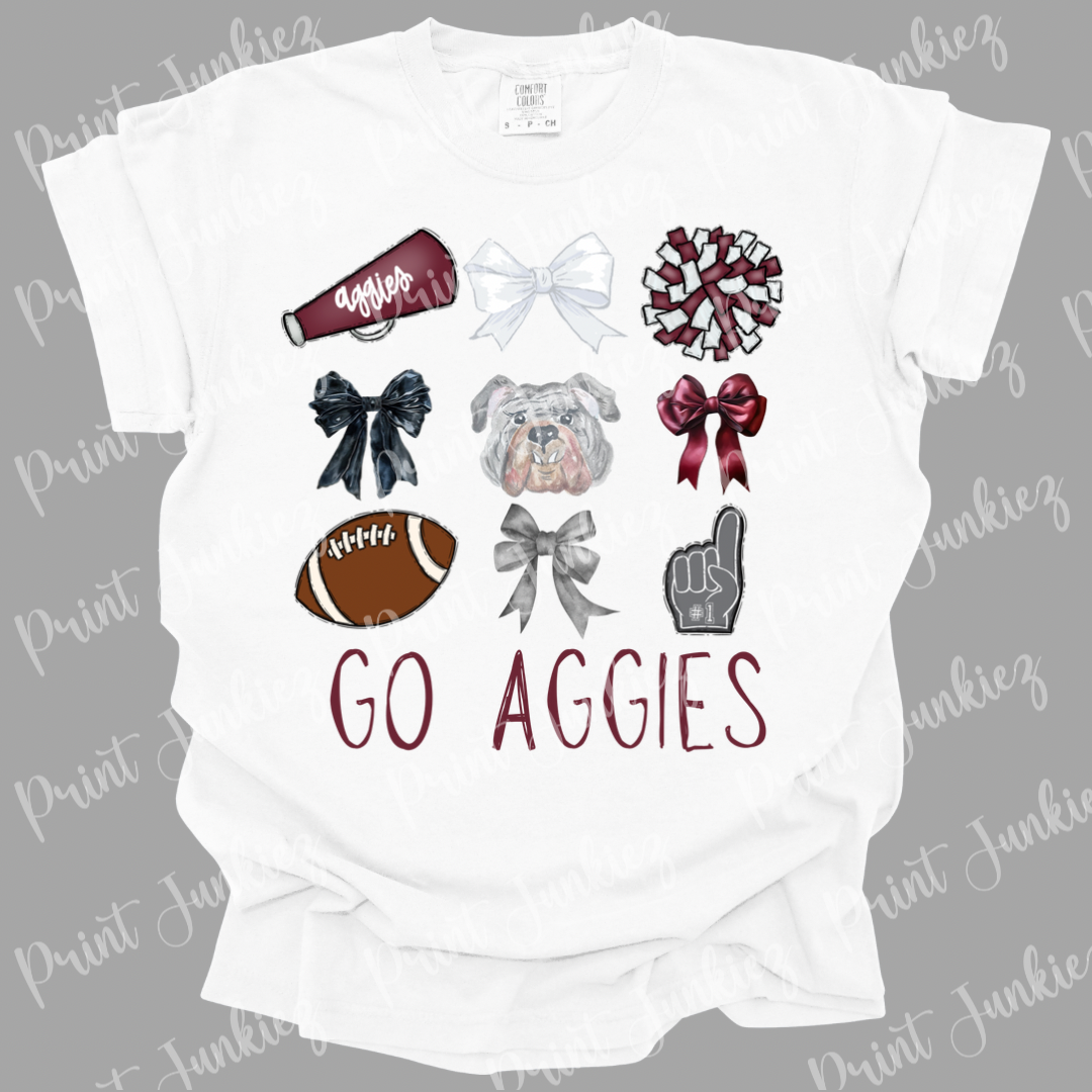 Go Aggies Bow Mix