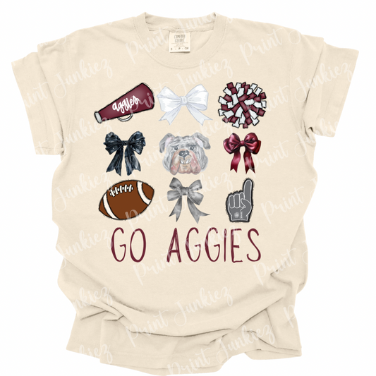 Go Aggies Bow Mix