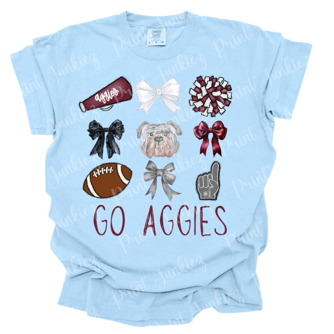 Go Aggies Bow Mix