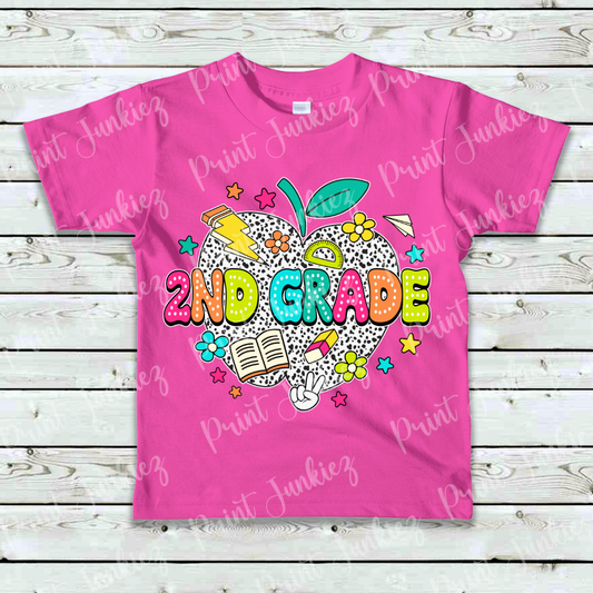 2nd Grade Dalmatian Apple