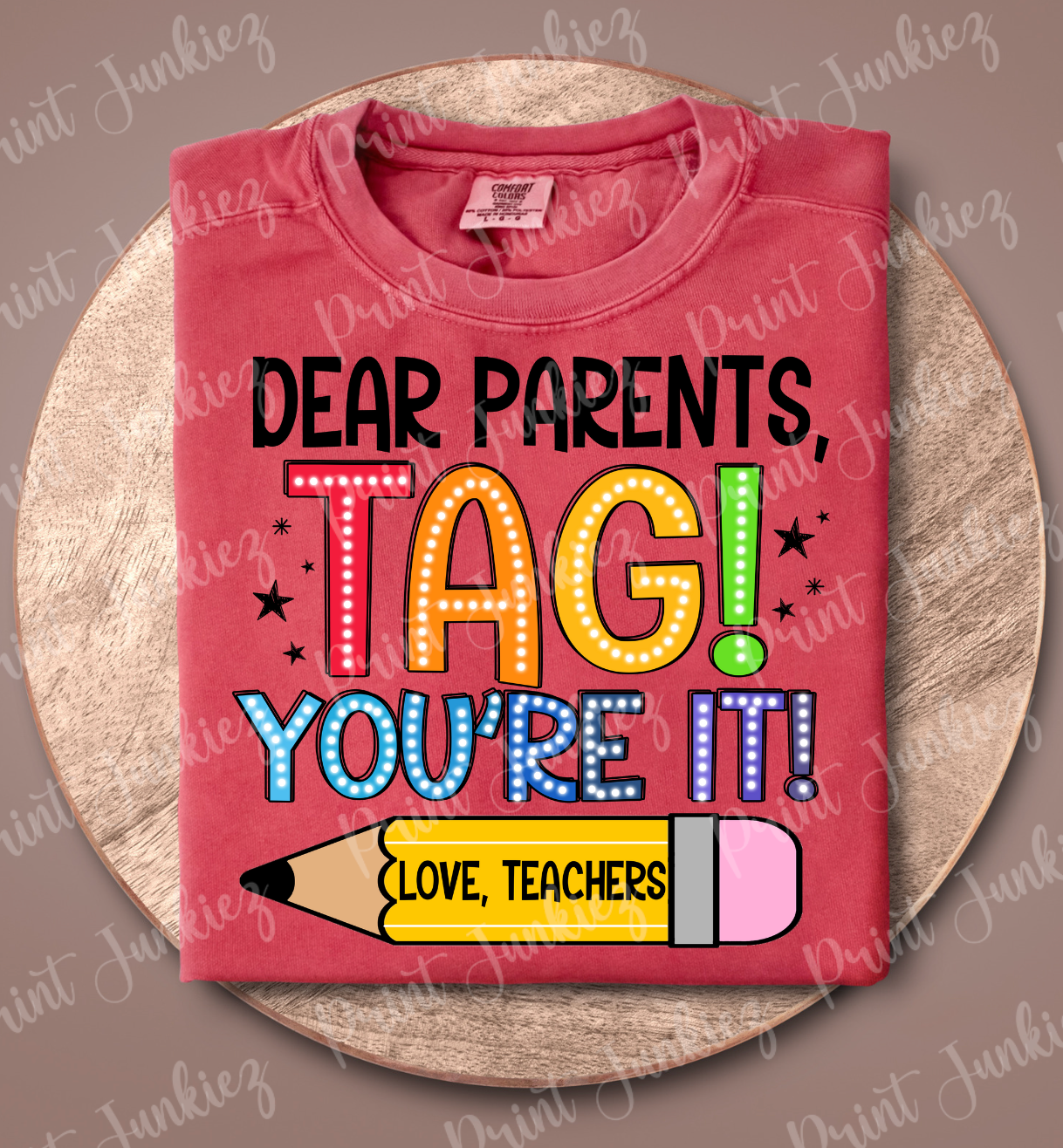 Dear Parents, Tag! You're It!