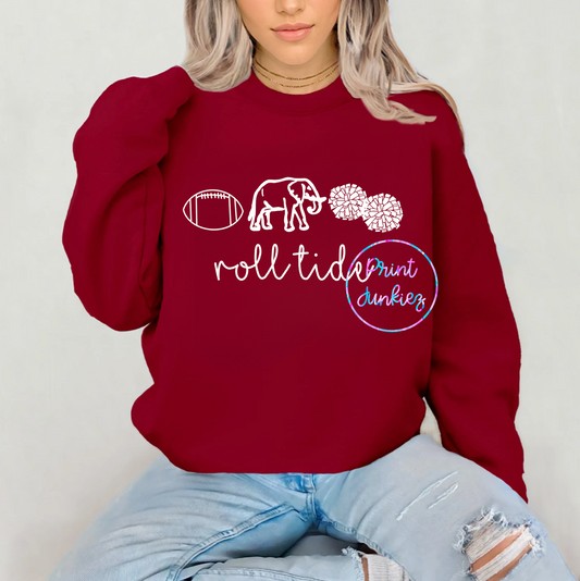 Roll Tide Cursive- DTF