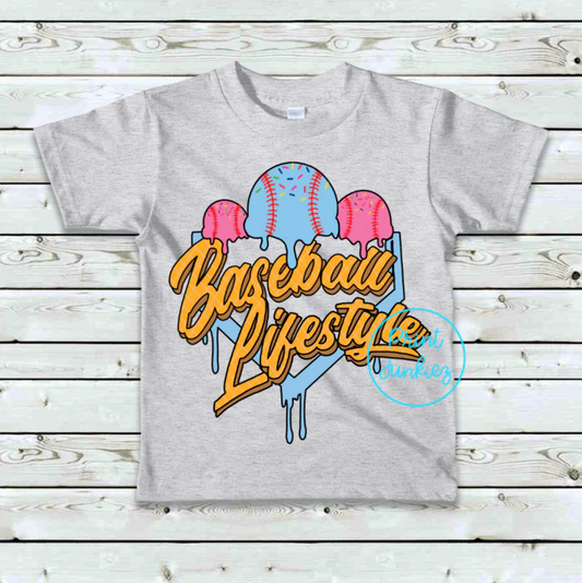 CUSTOM - Baseball Lifestyle Ice Cream Drip