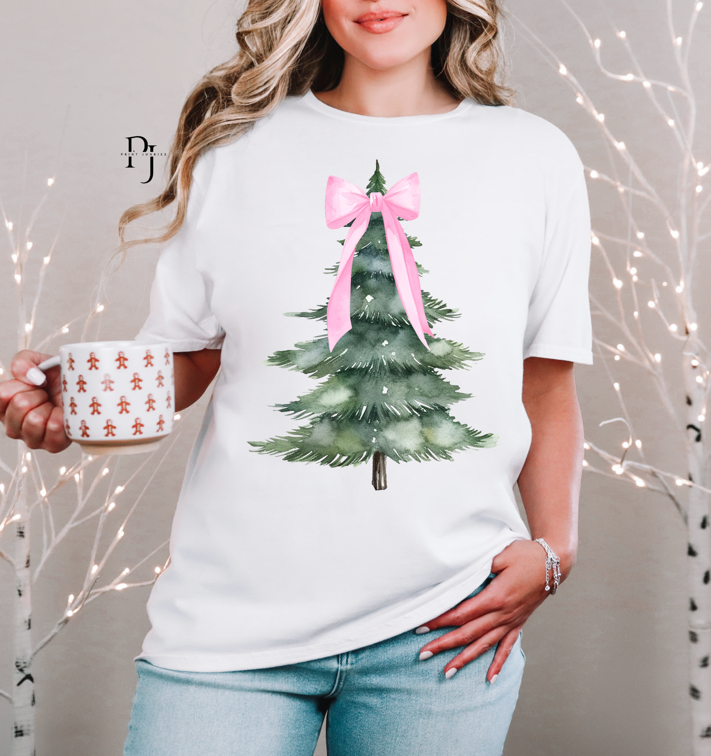 Tree w/ Pink Bow - DTF