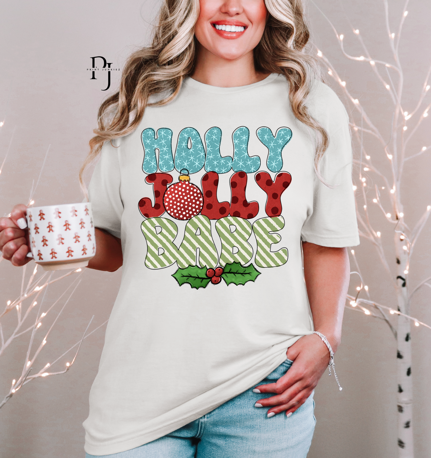 Holly Jolly Babe Retro - DTF