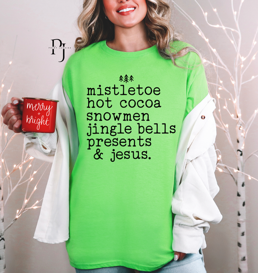 Christmas Typo Script - DTF