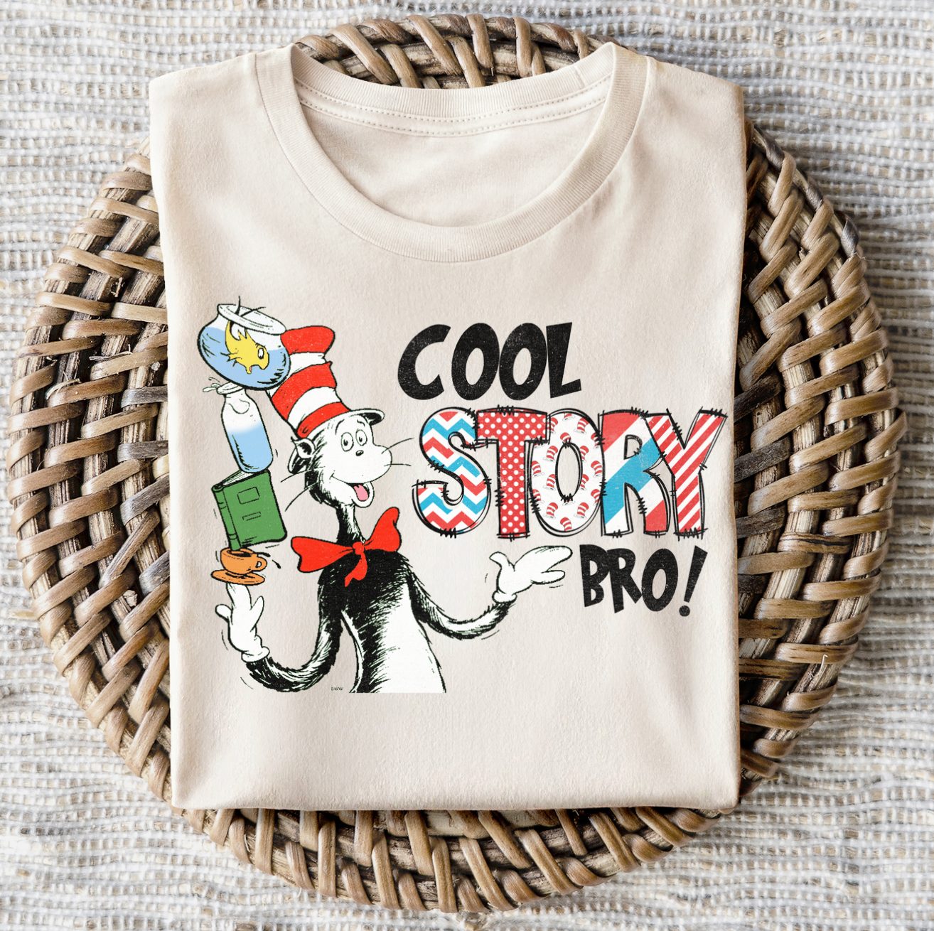 Cool Story Bro! Doodle Distressed