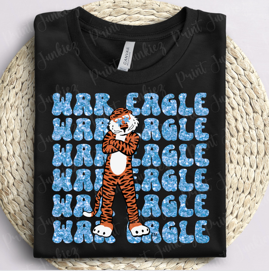 Glitter War Eagle Stacked with Mascot