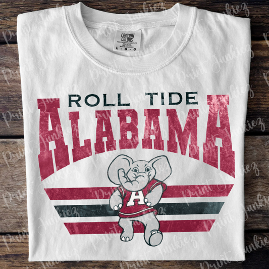 Roll Tide Alabama Distressed