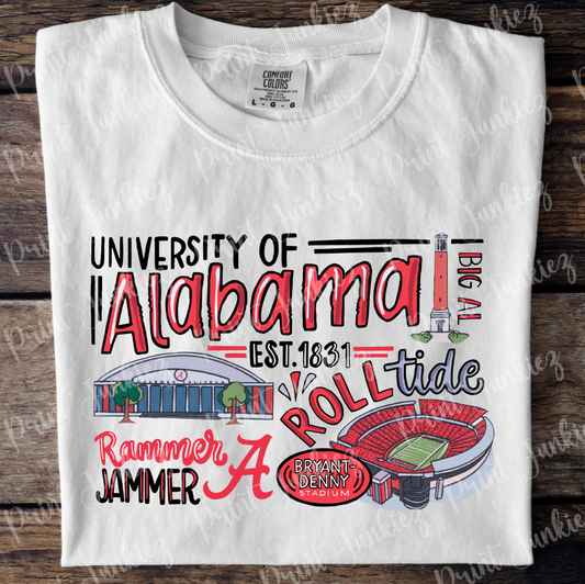 University of Alabama Doodle