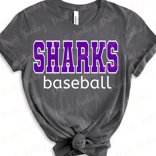 SHARKS baseball Varsity