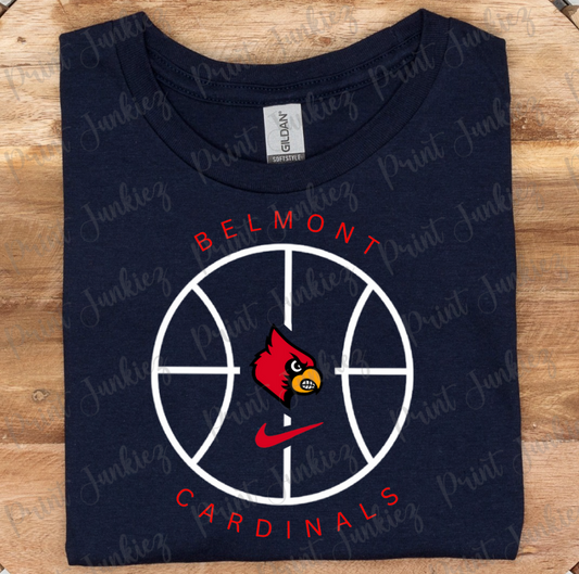 Belmont Cardinals Basketball Outline