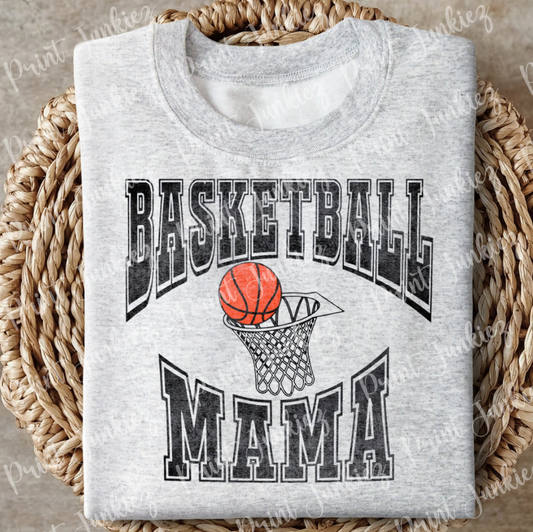 Distressed Basketball Mama