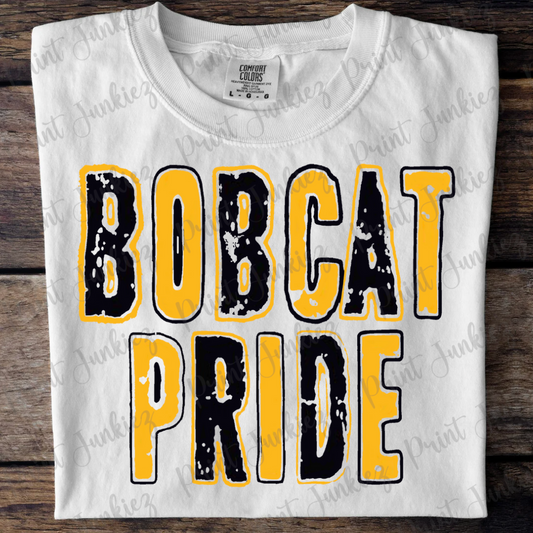 Bobcat Pride Distressed