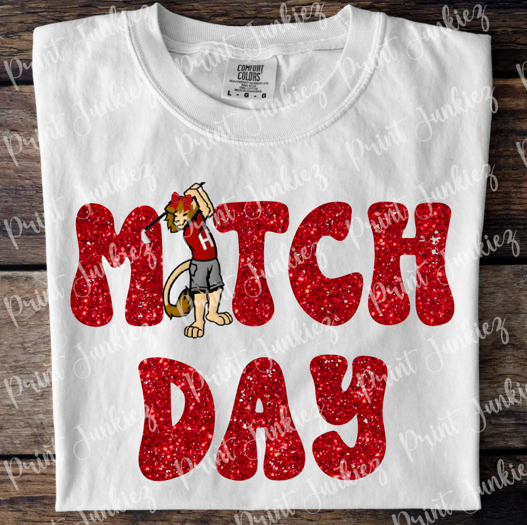 Glitter Retro Lioness Match Day Golf