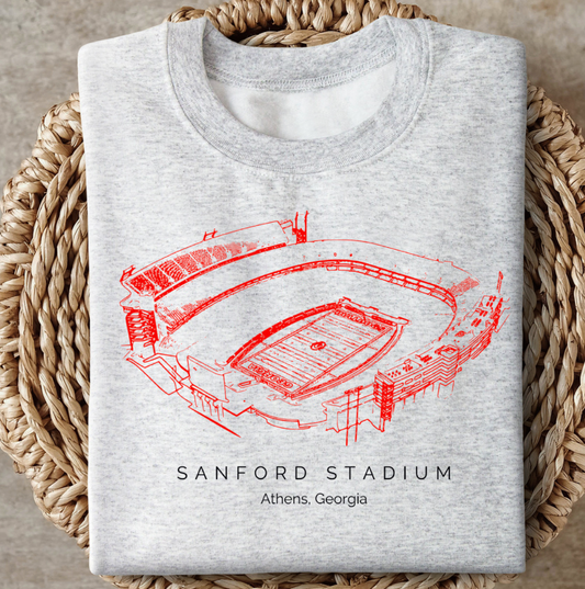 Sanford Stadium Sketch