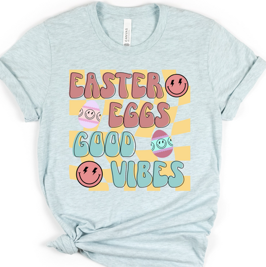 Easter Eggs Good Vibes Retro