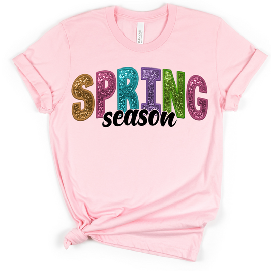 Spring Season Faux Stitch