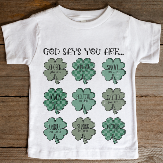 God Says You Are Shamrock