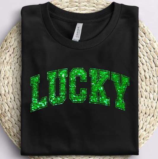 Green Lucky Glitter