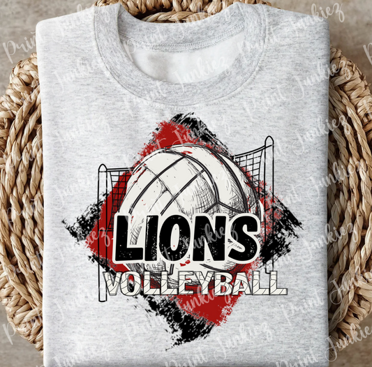 Lions Volleyball with Net