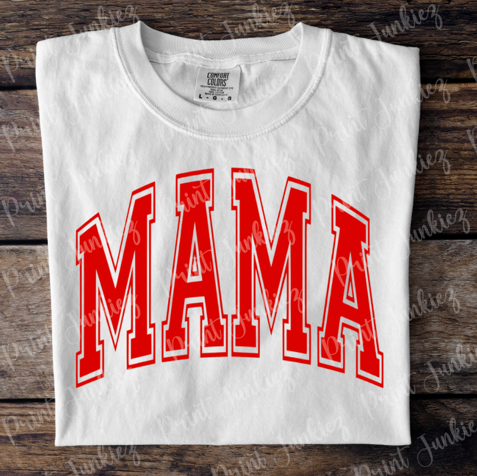 MAMA Varsity Outline - RED