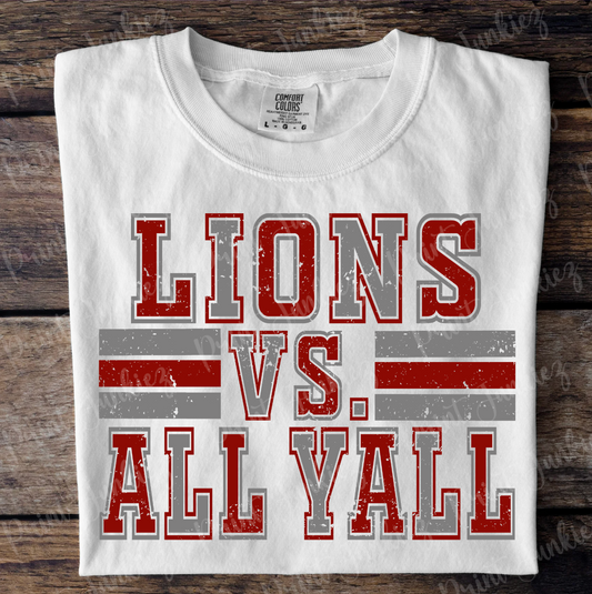 Lions Vs All Yall