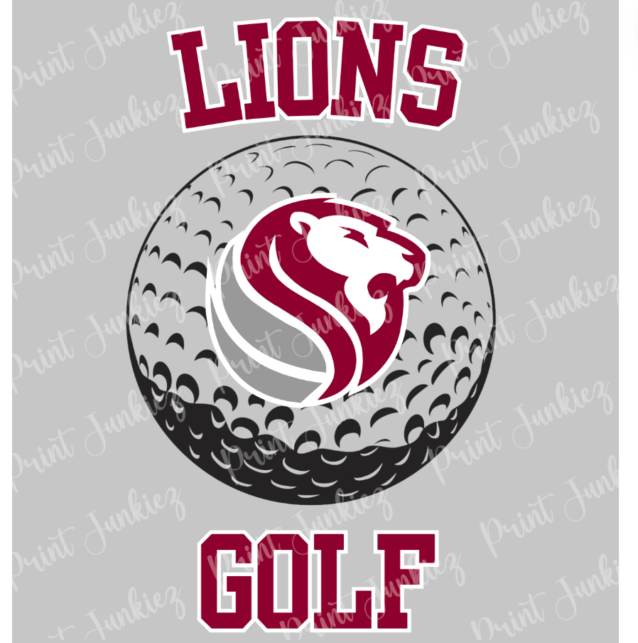 Lions Golf Mascot