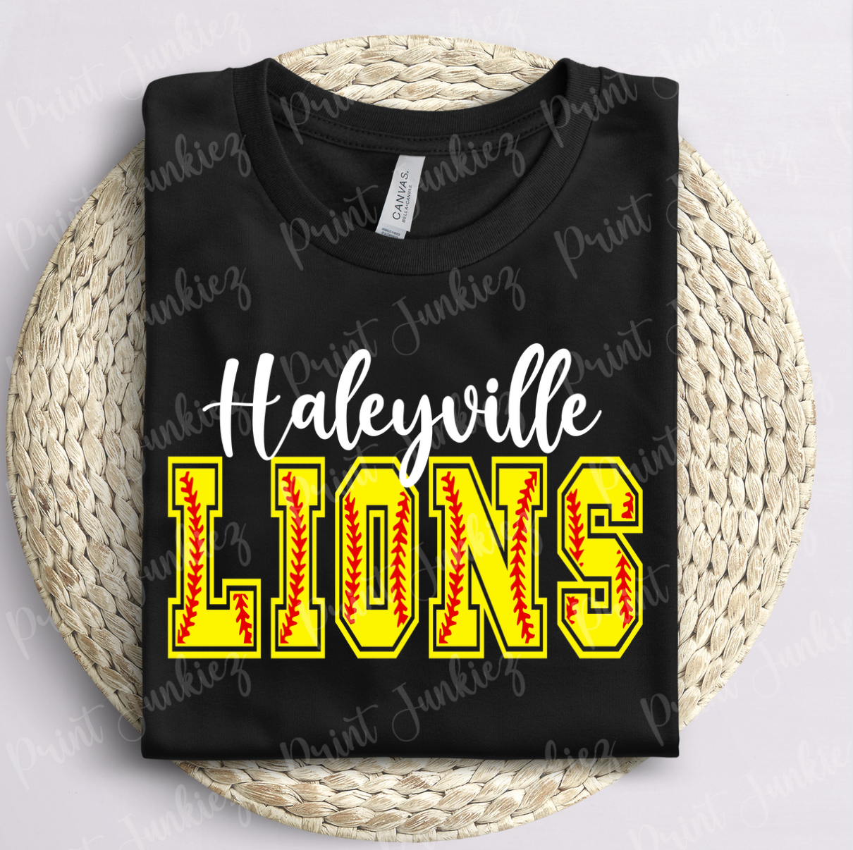 Haleyville Lions Softball Font