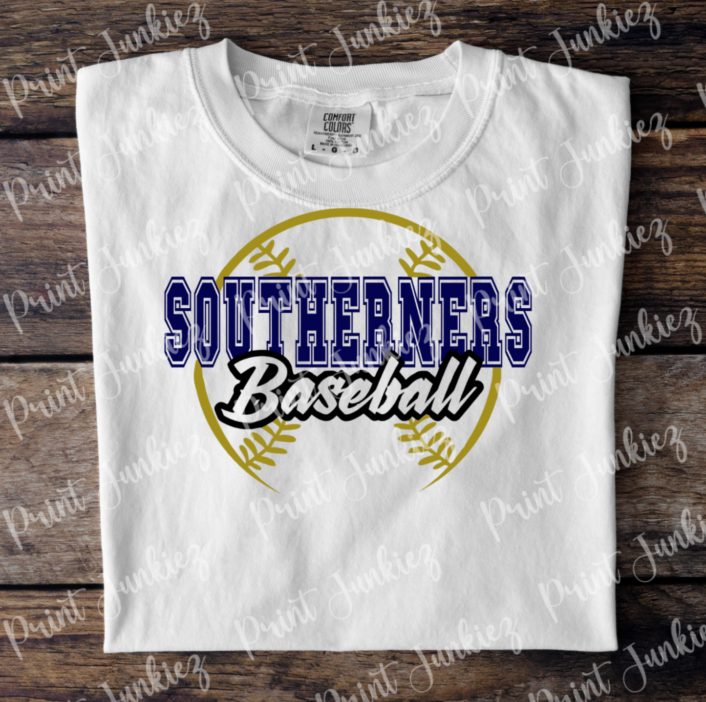 Southerners Baseball- Vegas Gold/Navy/Black