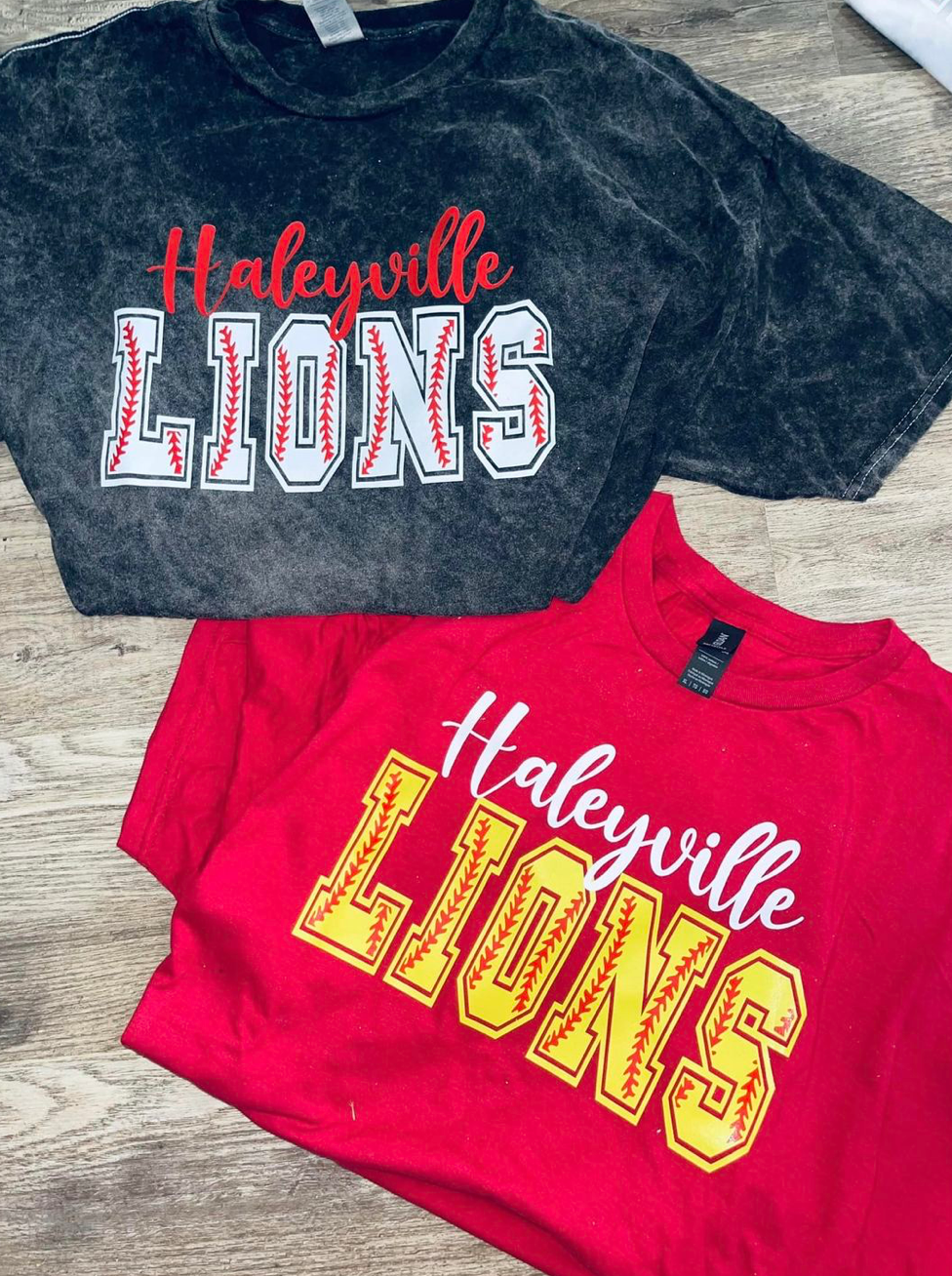 Haleyville Lions Softball Font