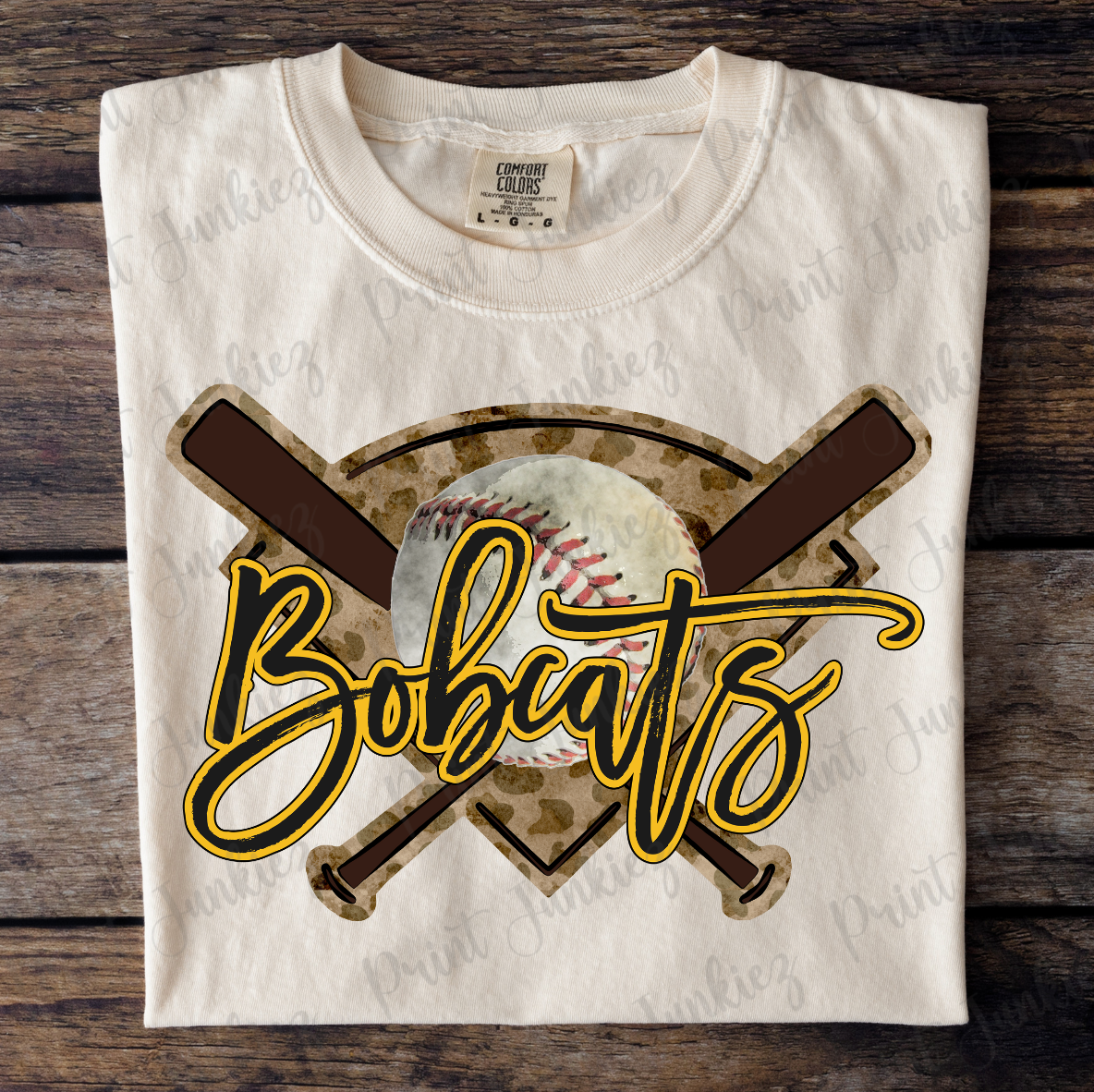 Bobcats Baseball Leopard Homeplate