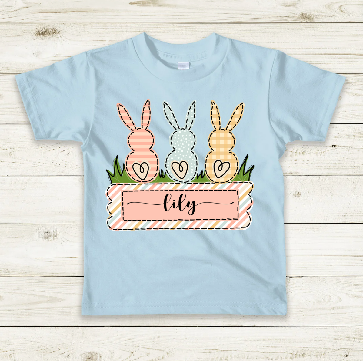 CUSTOM - Triple Bunny Doodle