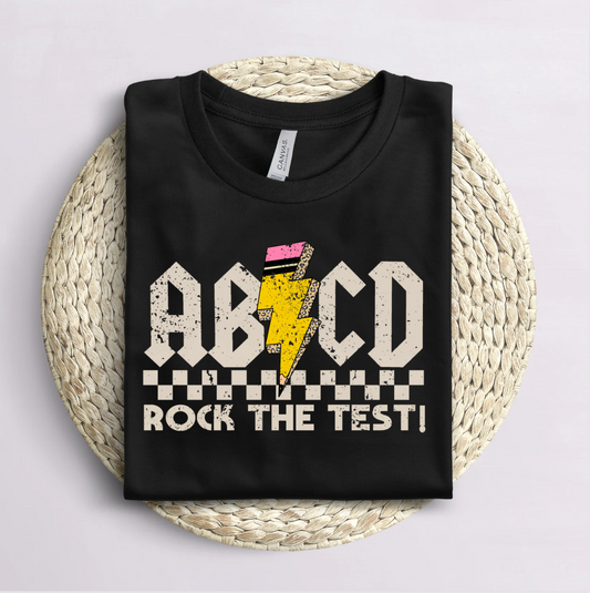 ABCD Lightning Bolt Pencil - Rock the Test!