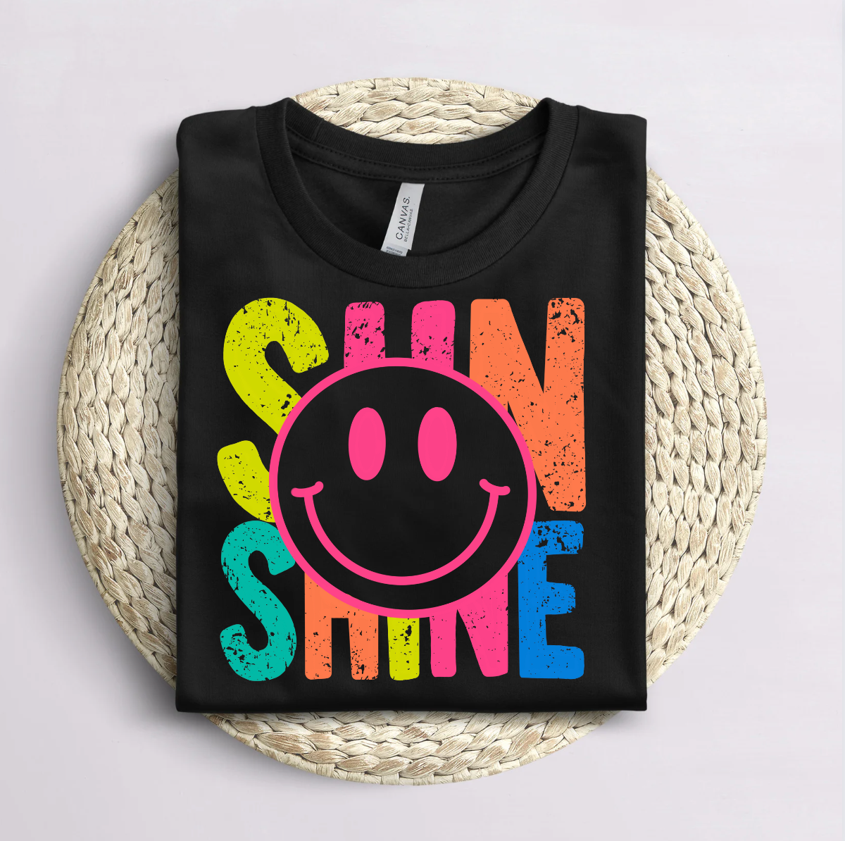 SUNSHINE SMILEY Distressed