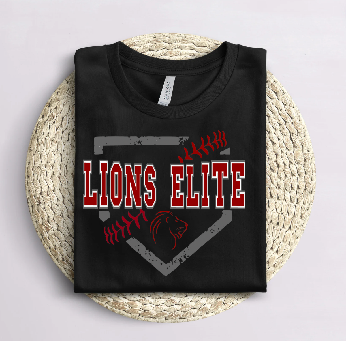 Lions Elite Home Plate Distressed