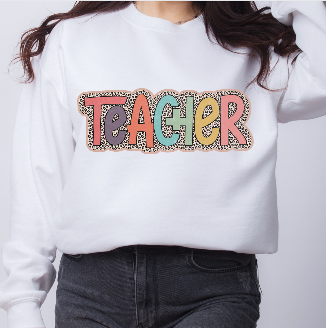 Teacher Leopard outline