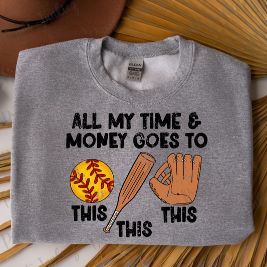 All My Time & Money Goes to Softball