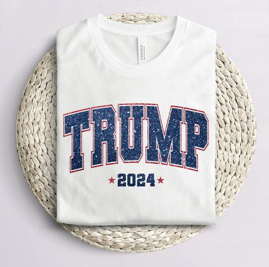 Glitter Trump 2024 Varsity