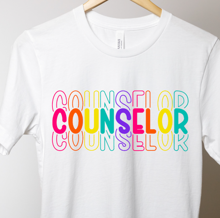 Counselor Stacked Colorful