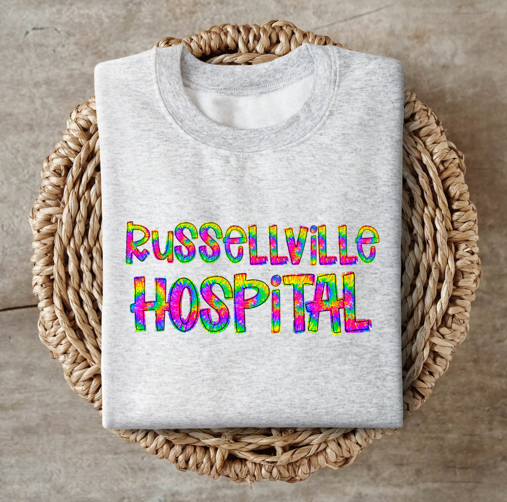 RUSSELLVILLE HOSPITAL Tie Dye