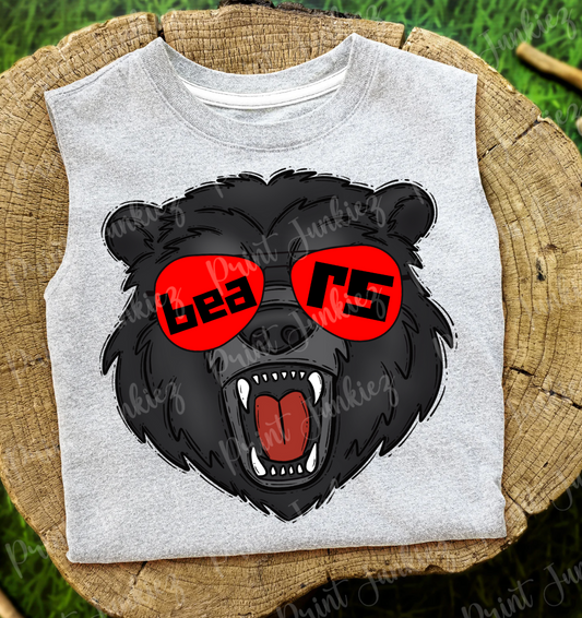 Bears Prep Mascot - Red