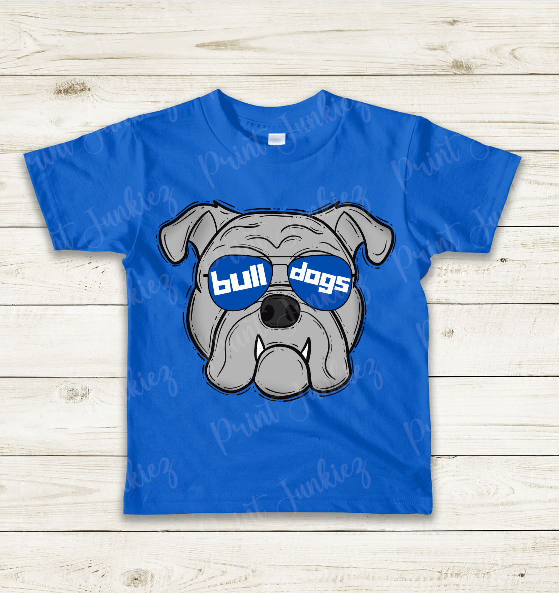 Bulldogs Prep Mascot - Blue