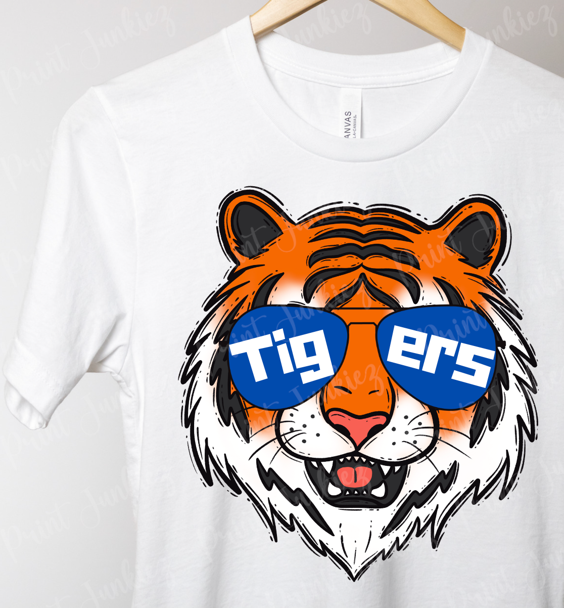 Tigers Prep Mascot - Blue