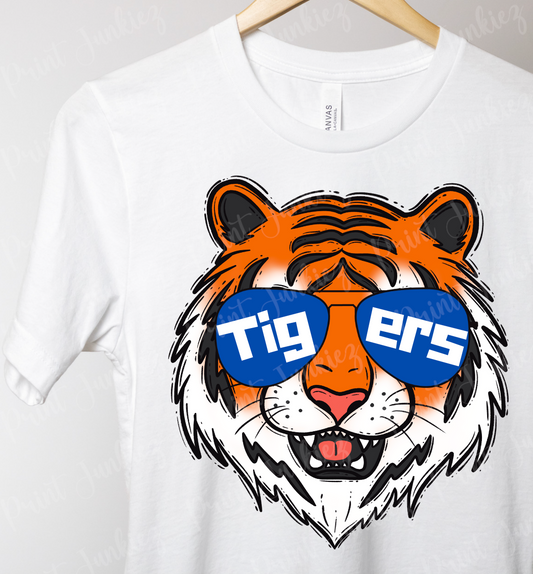 Tigers Prep Mascot - Blue