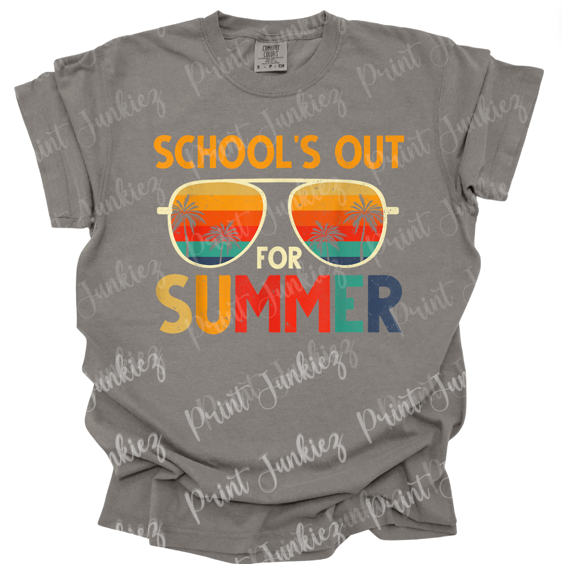 School's Out for Summer Sunglasses Distressed