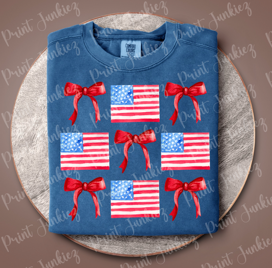 4th of July Bow & Flag Mix