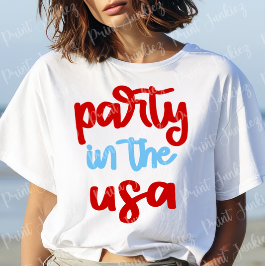 Party in the USA Cursive