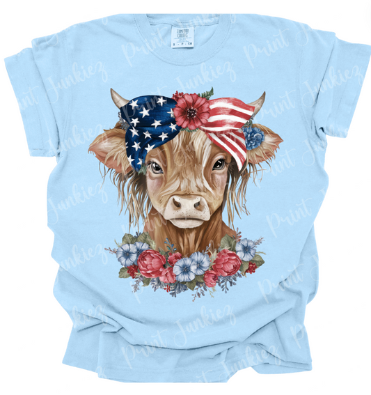 Patriotic Cow