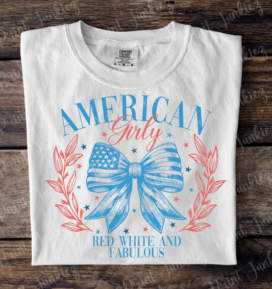 American Girly Red White & Fabulous